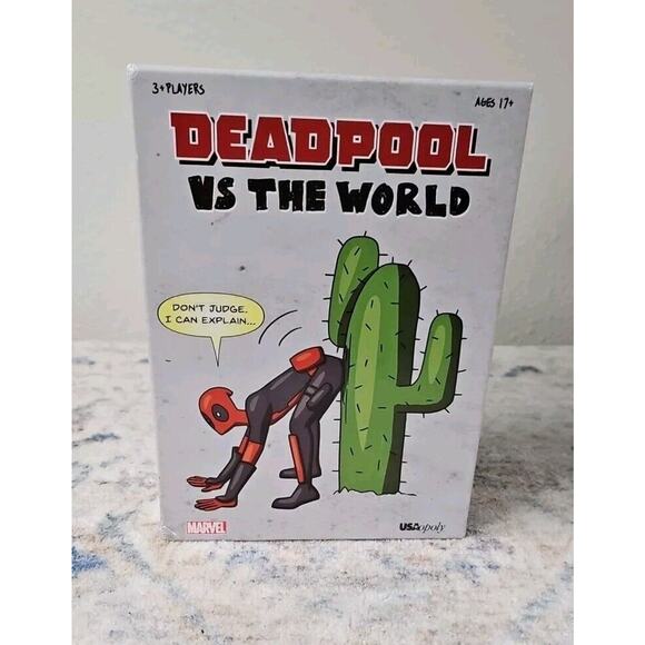 USAopoly Deadpool vs The World Card Game - Picture 1 of 6